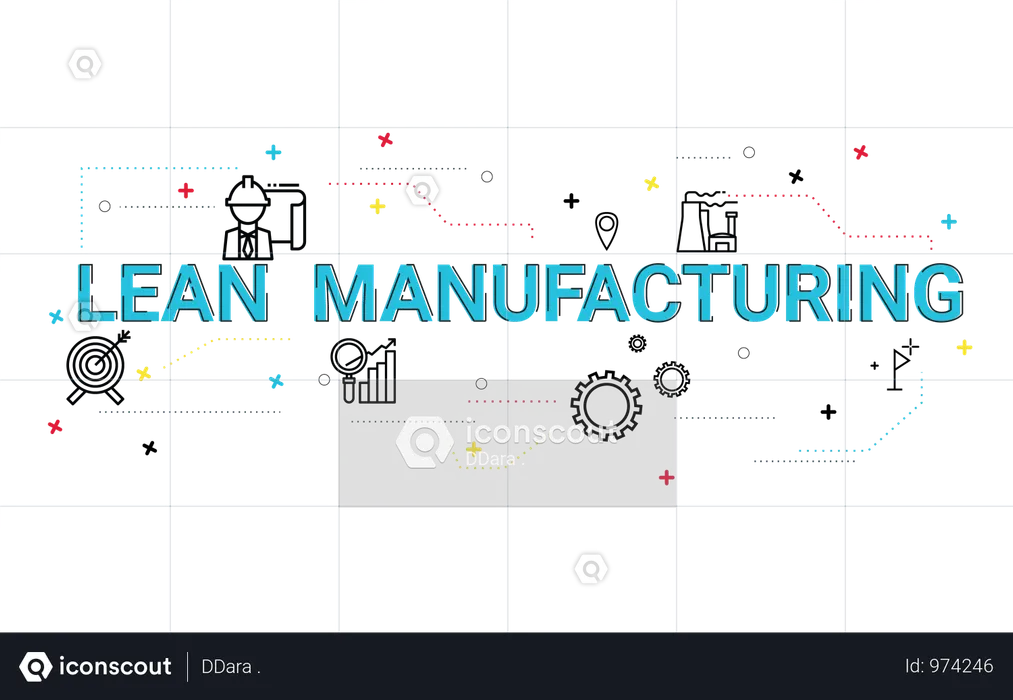Lean Manufacturing  Illustration