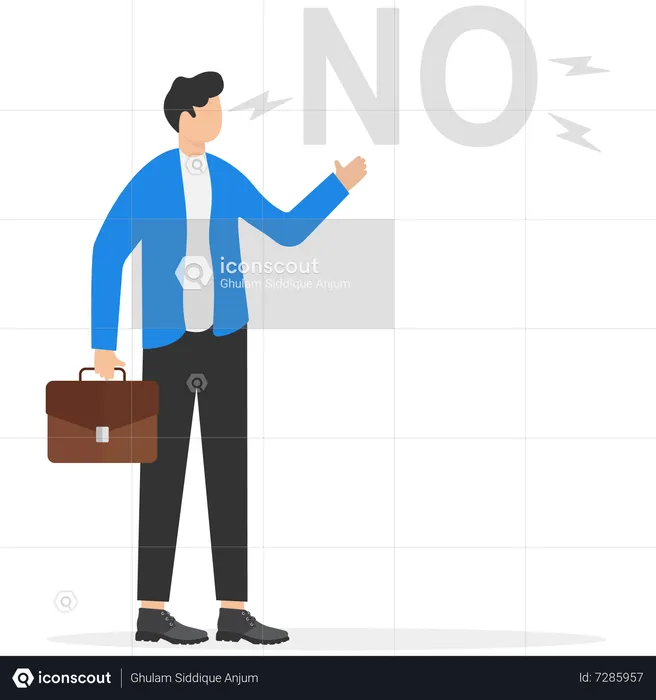 Learn to say no  Illustration