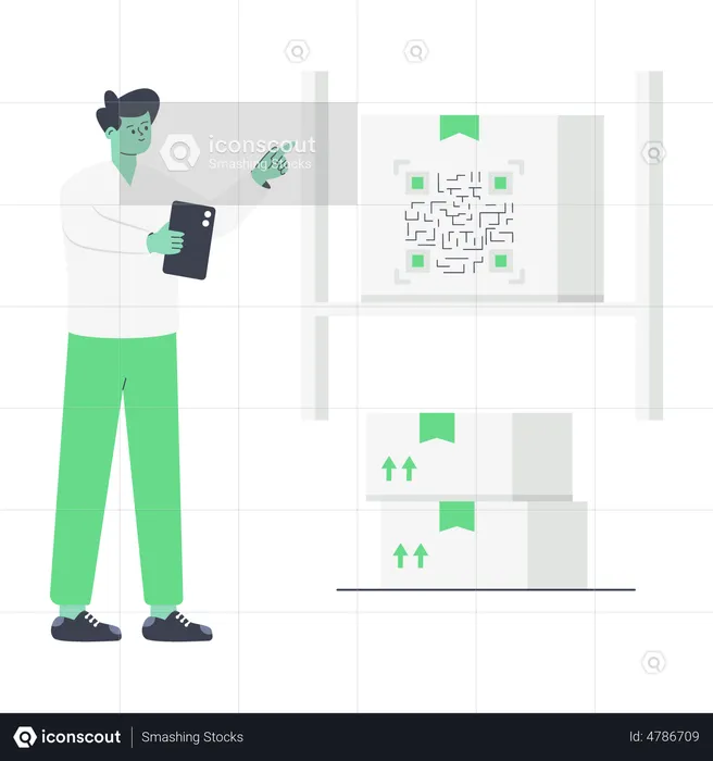 Numérisation de codes à barres  Illustration