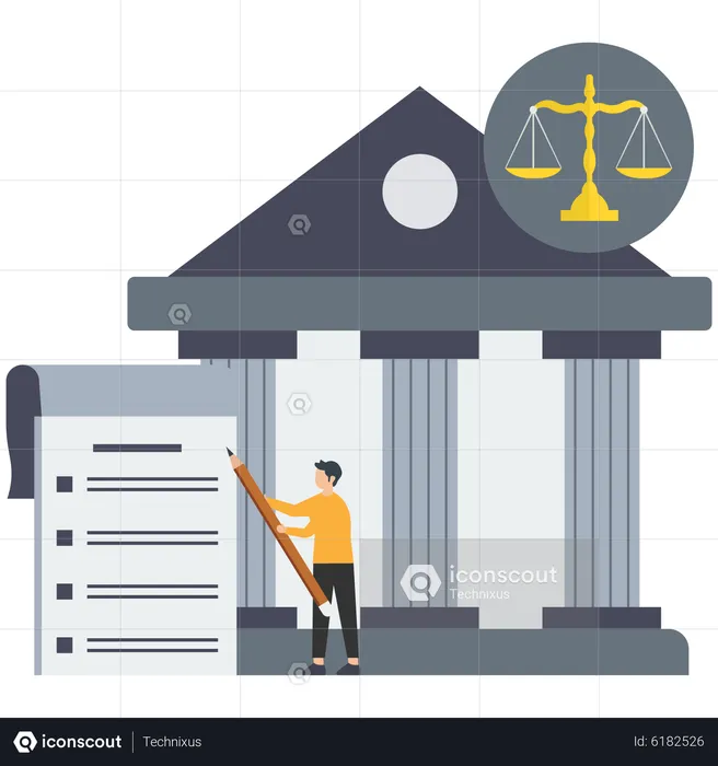 Legal business rights  Illustration