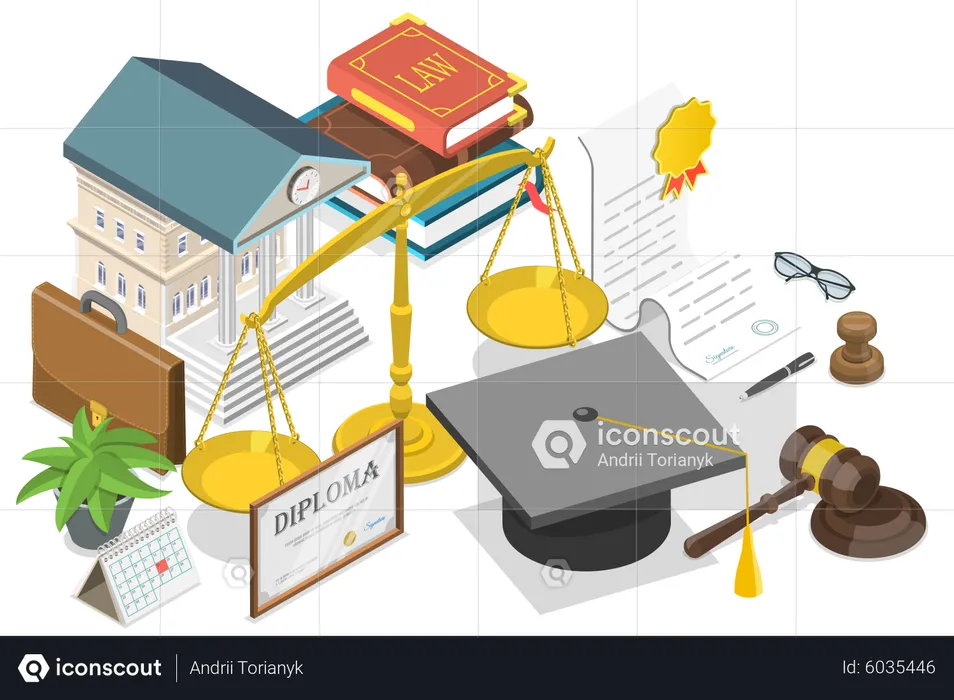 Legal Education  Illustration