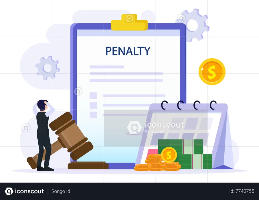 Legal Penalty  Illustration