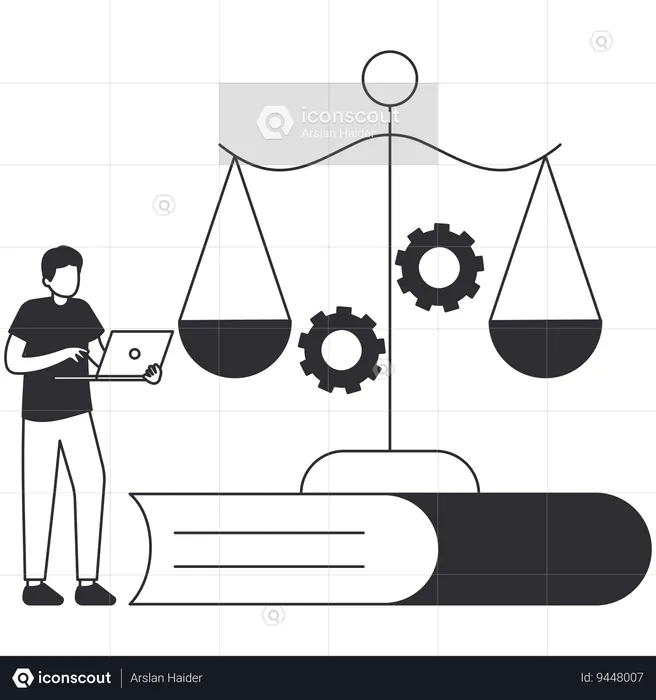 Legal Service  Illustration