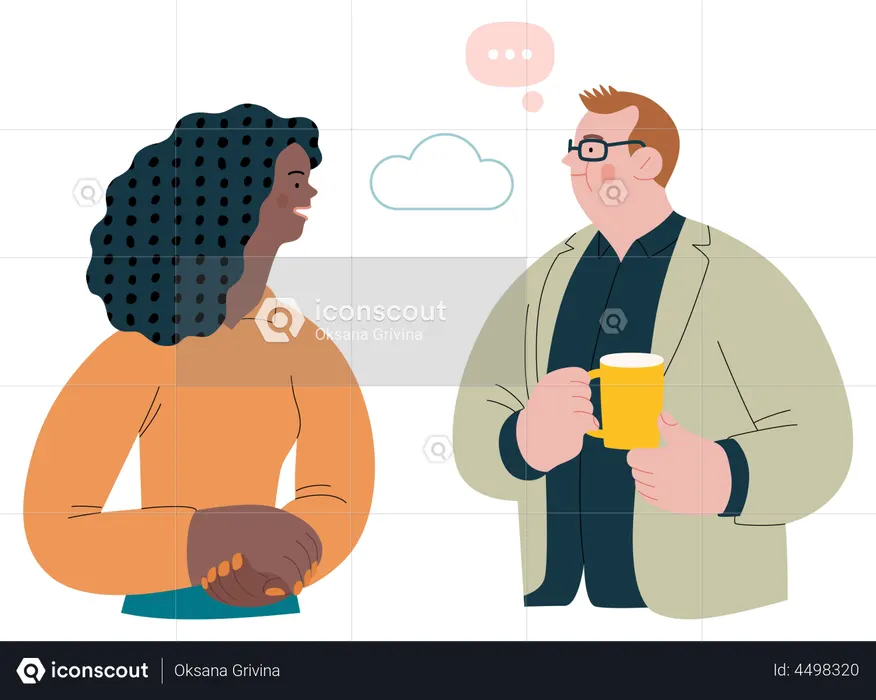Les gens parlent  Illustration