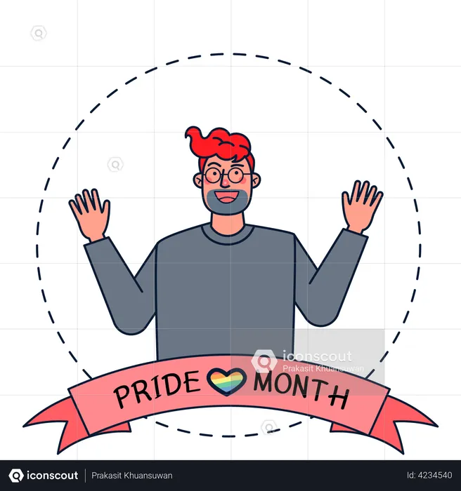 LGBT Pride Month  Illustration