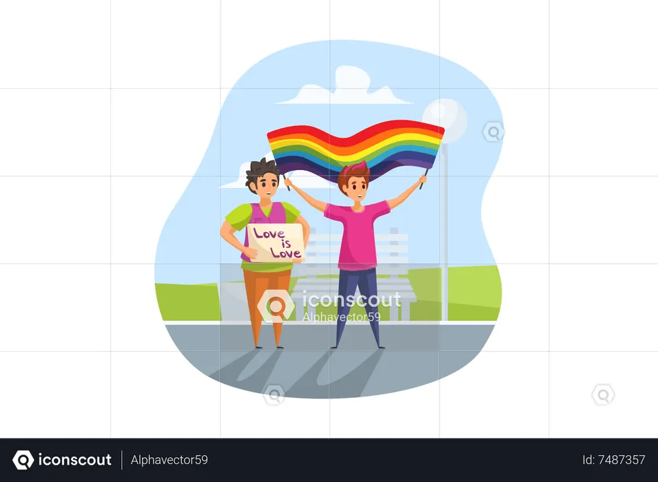 LGBTQ  Illustration