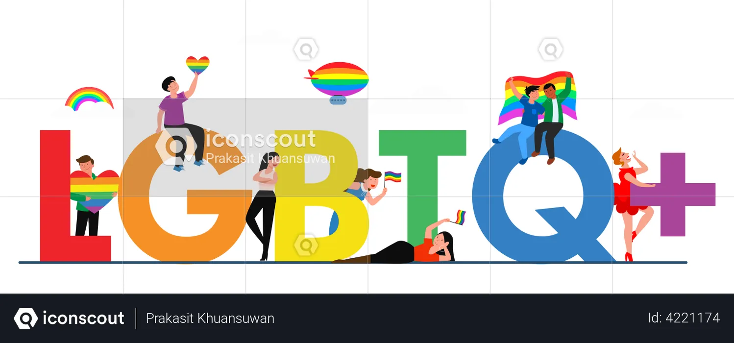 LGBTQ community  Illustration