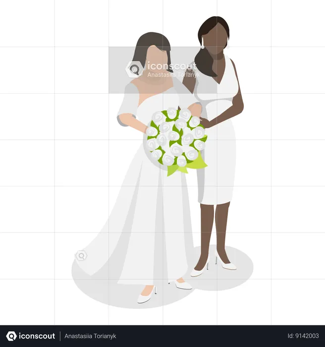LGBTQ Marriage  Illustration