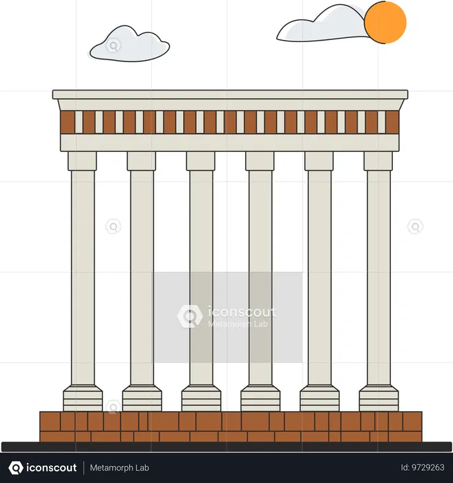 Líbano - Baalbek  Ilustración