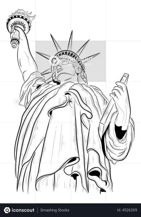Liberty Statue  Illustration