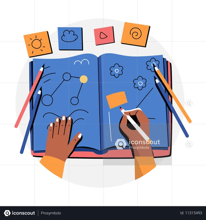 Libro de dibujo  Ilustración