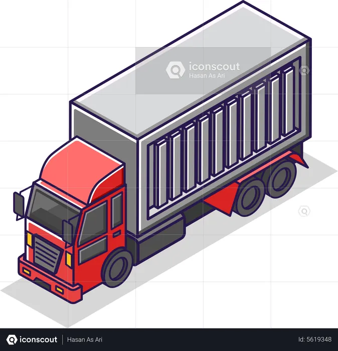 Lieferwagen  Illustration