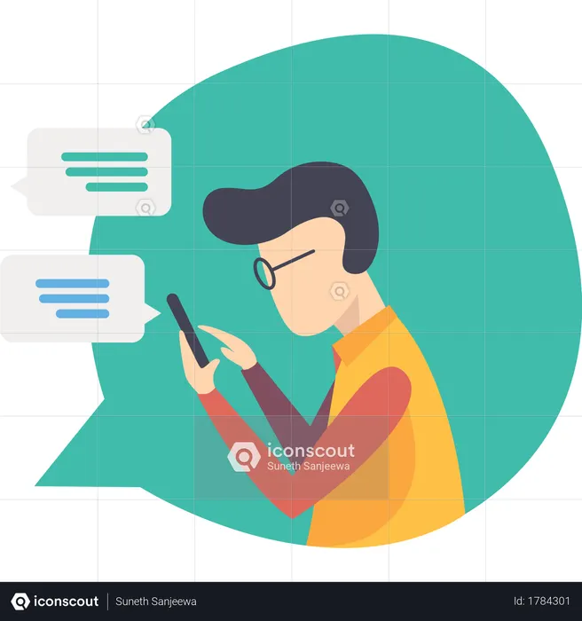 Lien social d'une personne sociale  Illustration
