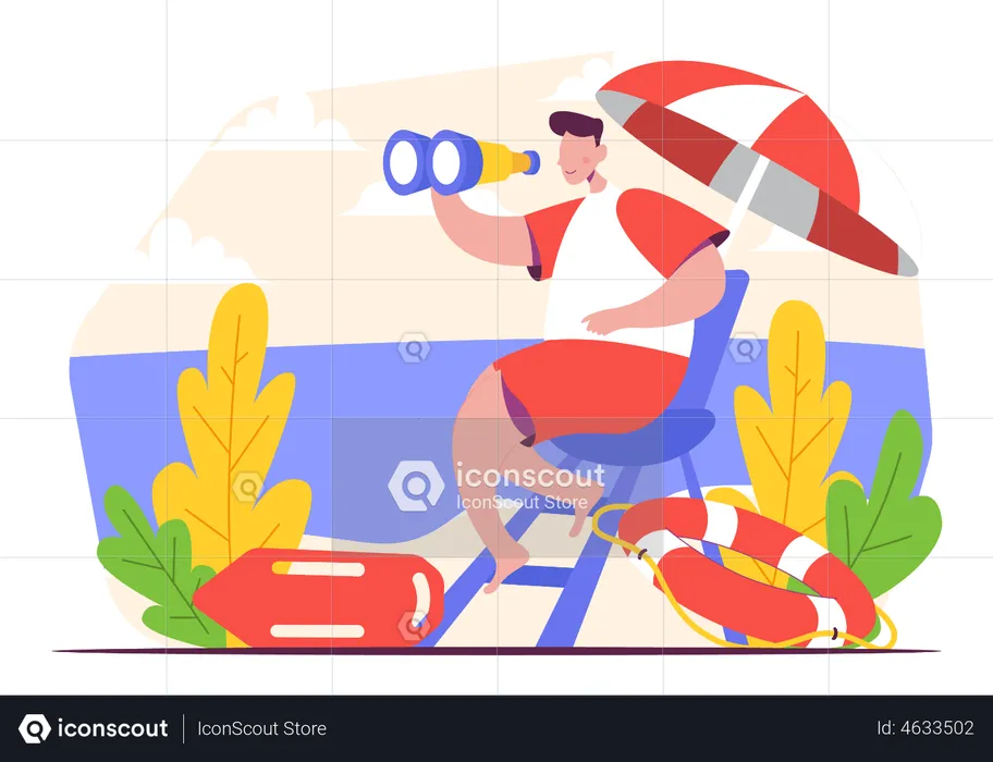 Lifeguard  Illustration