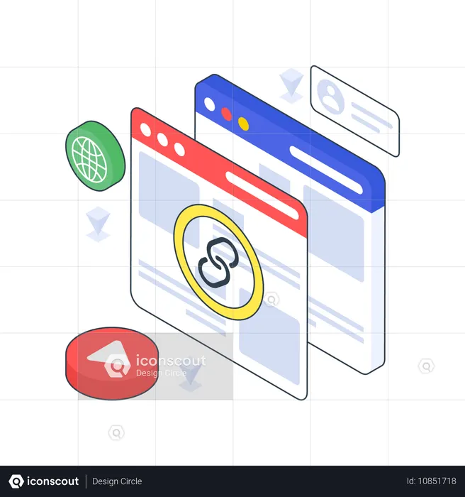 Link Building  Illustration