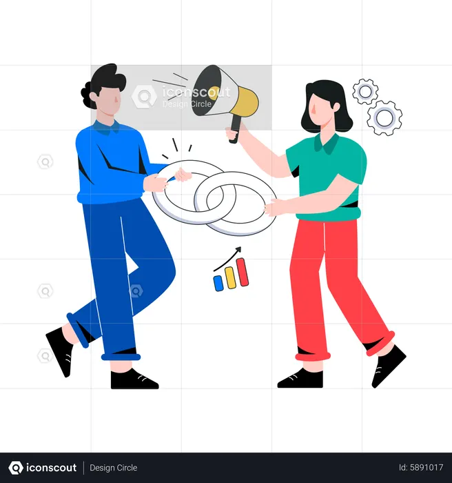 Link Building  Illustration