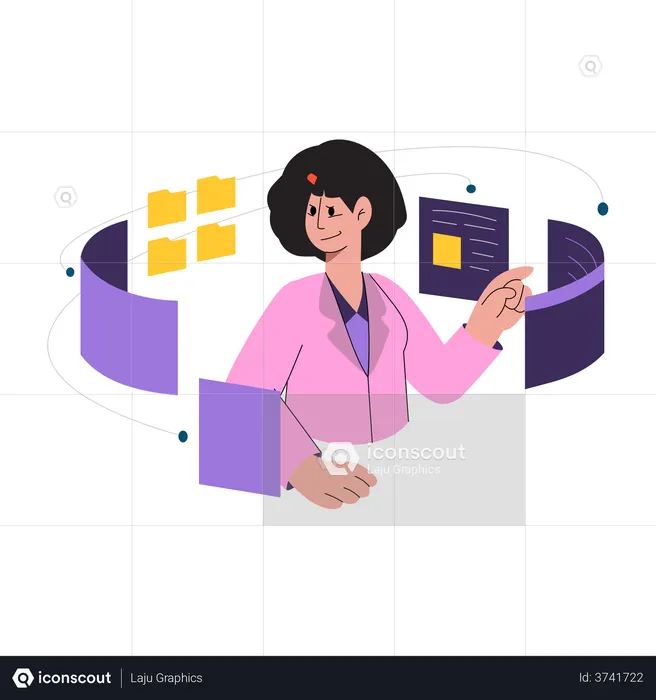 Lista de tareas de gestión de empleados  Ilustración