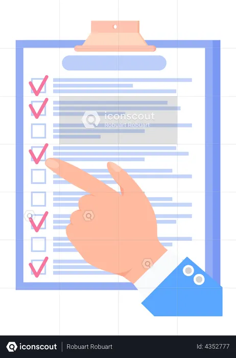 Lista de controle  Ilustração