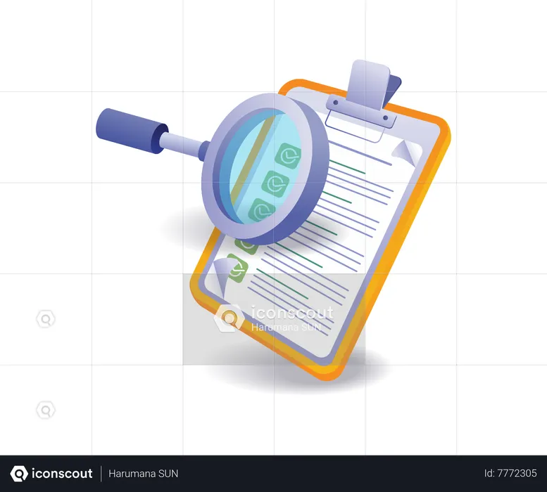 Plan d'affaires d'analyse de liste de contrôle  Illustration