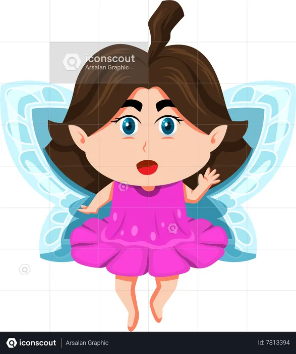 Little Fairy  Illustration