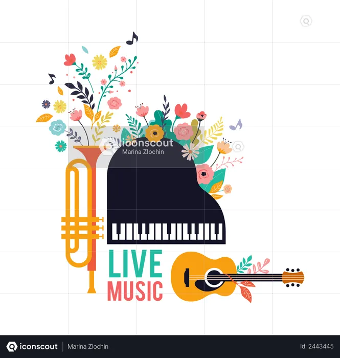 Live Music Festival  Illustration
