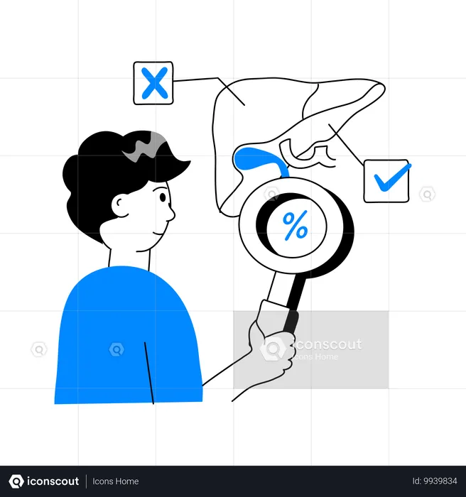 Liver Checkup  Illustration