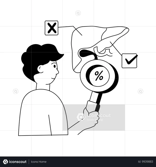 Liver Checkup  Illustration