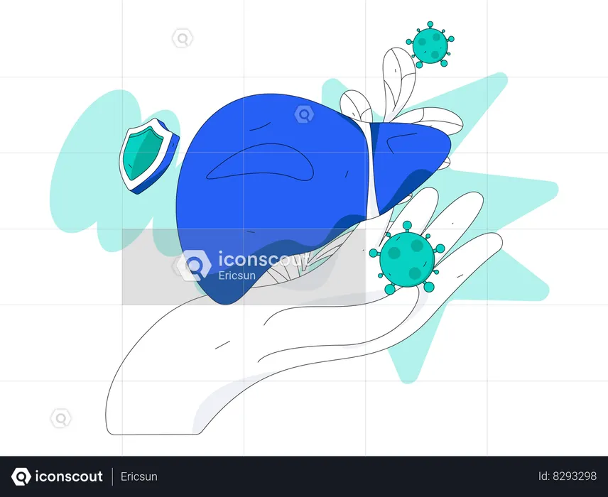 Liver disease  Illustration