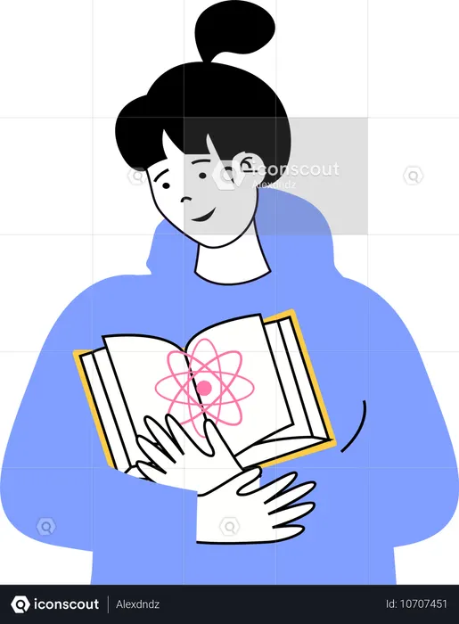 Livro médico explicando a estrutura humana  Ilustração