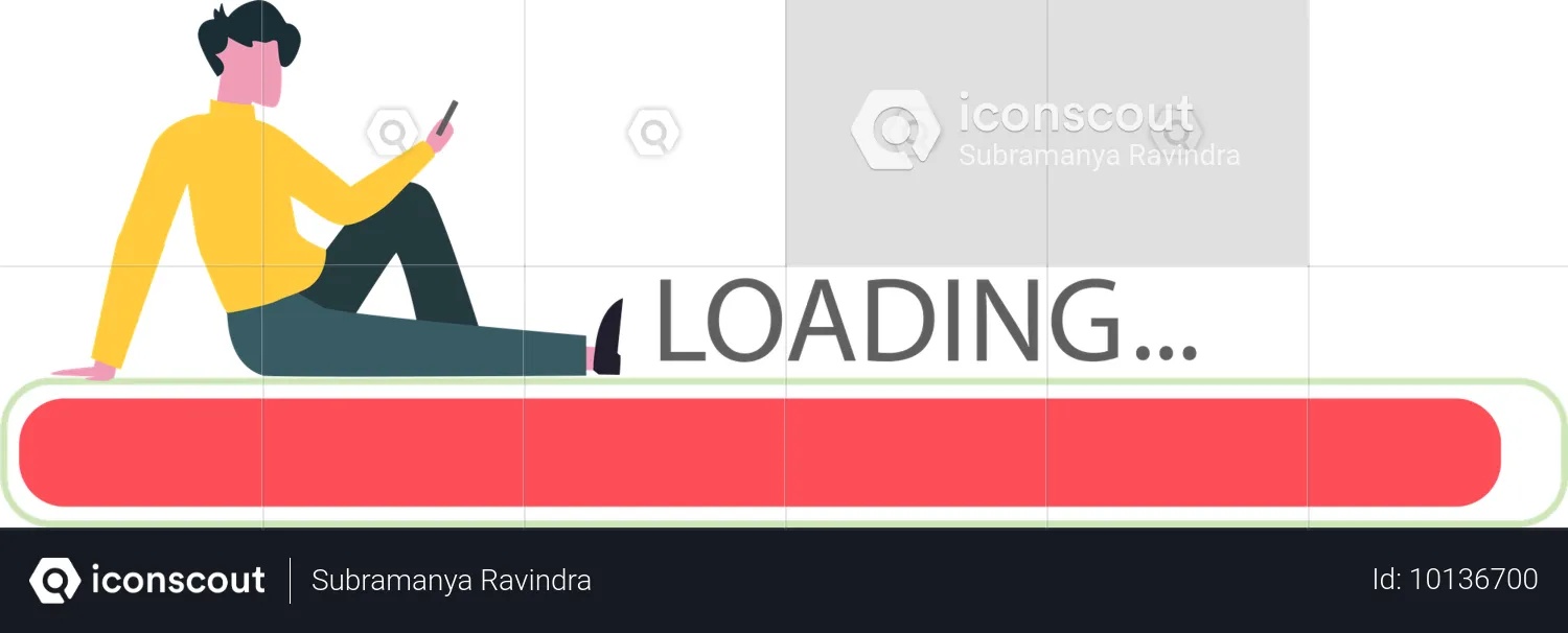 Loading bar  Illustration