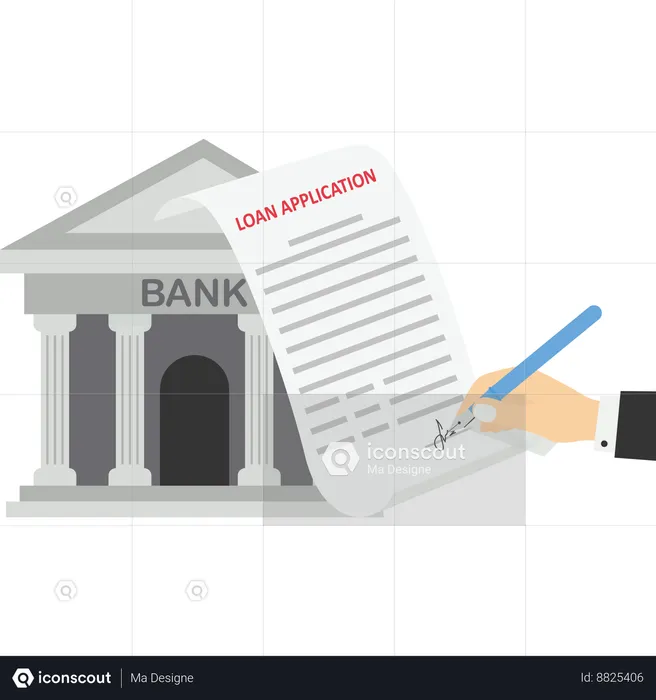 Loan application  Illustration