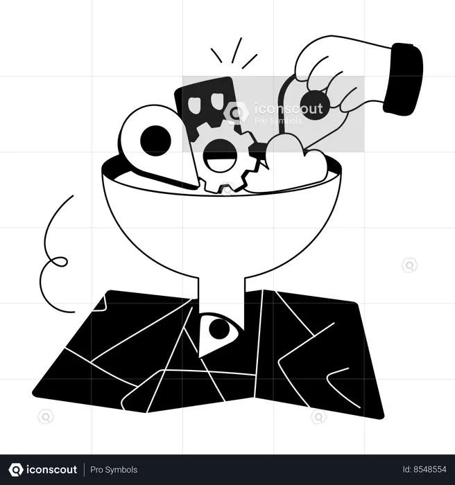Location filter Flag Illustration