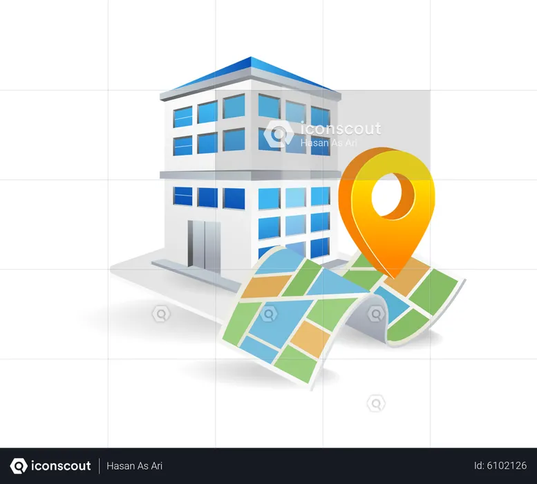 Location of apartment  Illustration