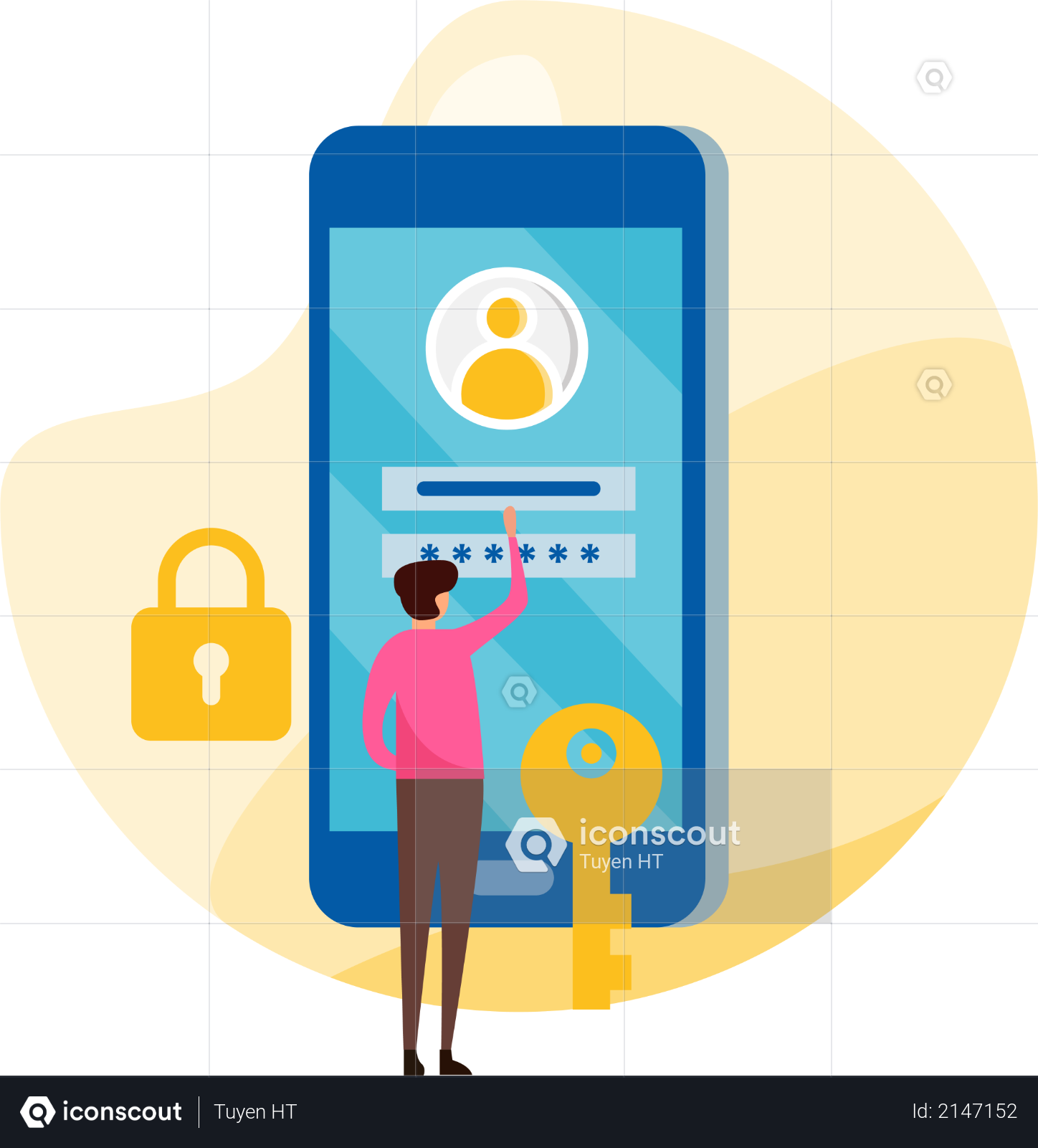 Login page Illustration