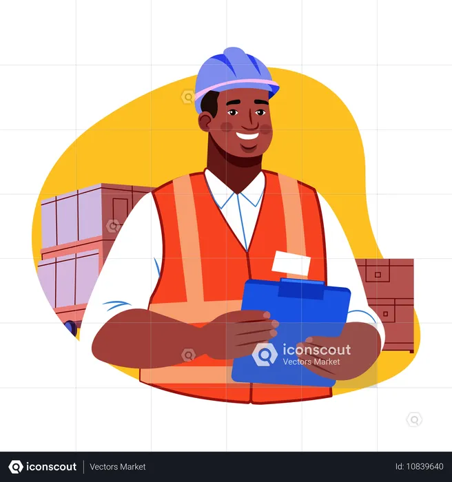 Logistic Coordinator  Illustration