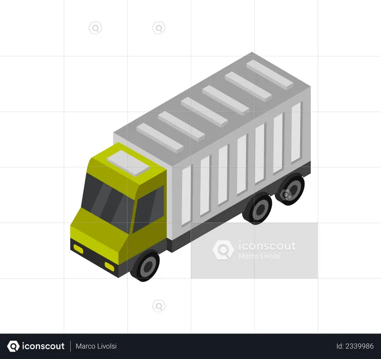 Logistic Truck  Illustration