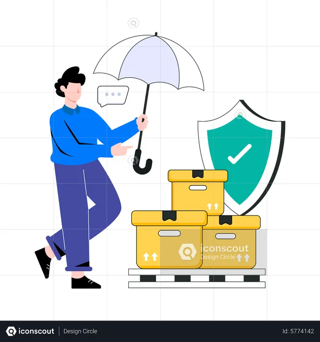 Logistics Insurance  Illustration