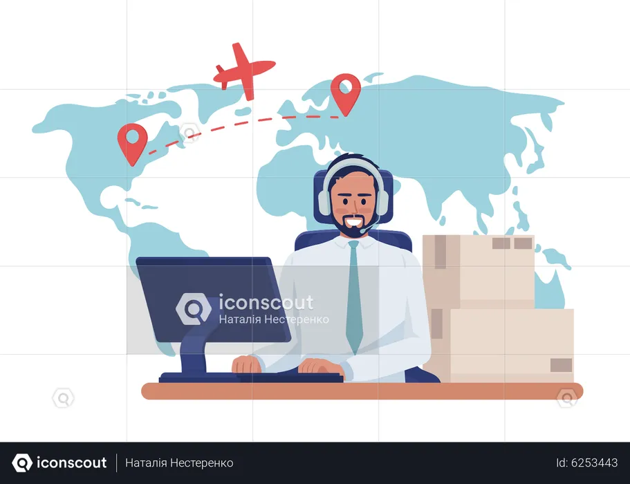 Logistics service provider  Illustration