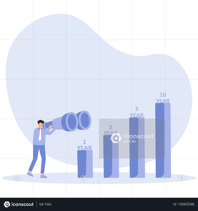 Long range planning for business success  Illustration