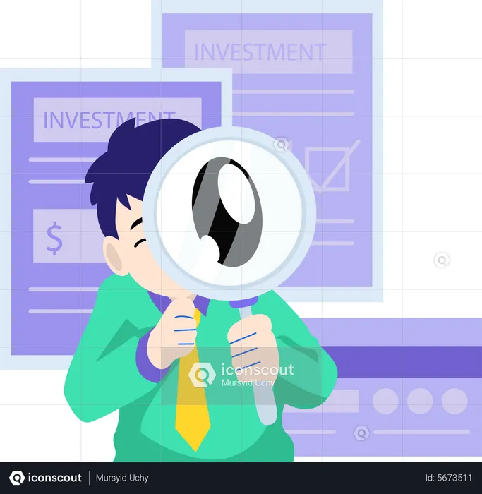 Looking for Investors  Illustration