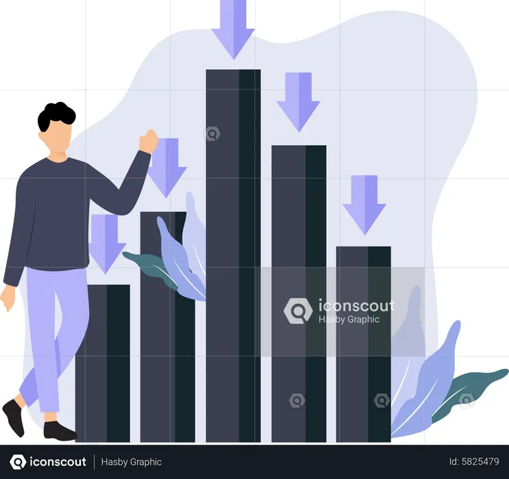 Loss Chart  Illustration