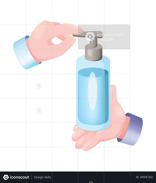 Lotion Bottle  Illustration