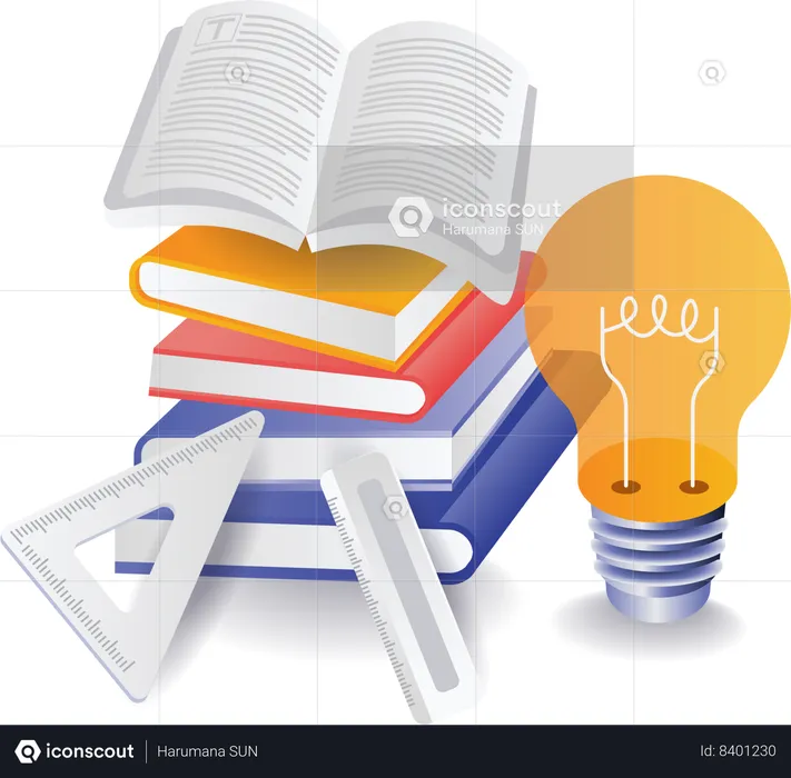 Lots of ideas by reading books  Illustration