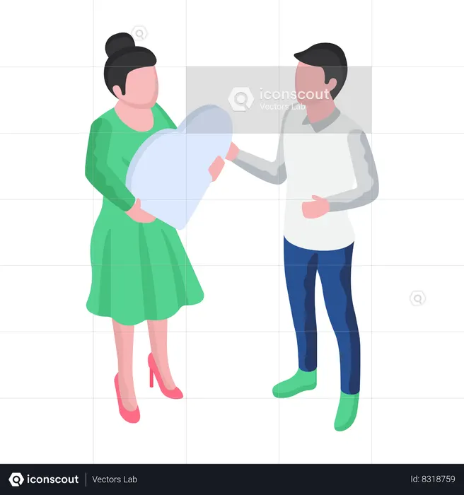 Love Discussion  Illustration
