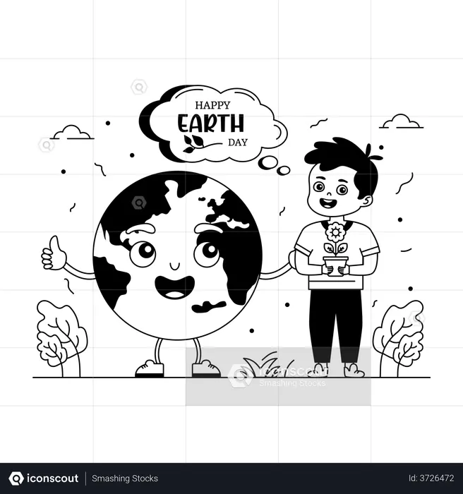 Love Earth  Illustration