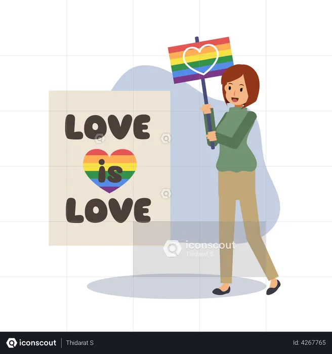 Love Is Love  Illustration