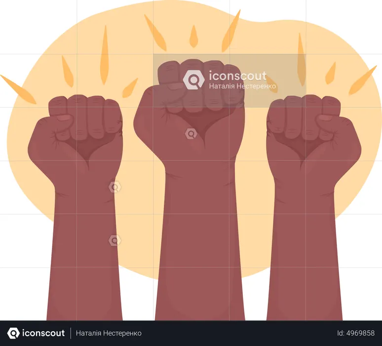 Luchando por la igualdad  Ilustración