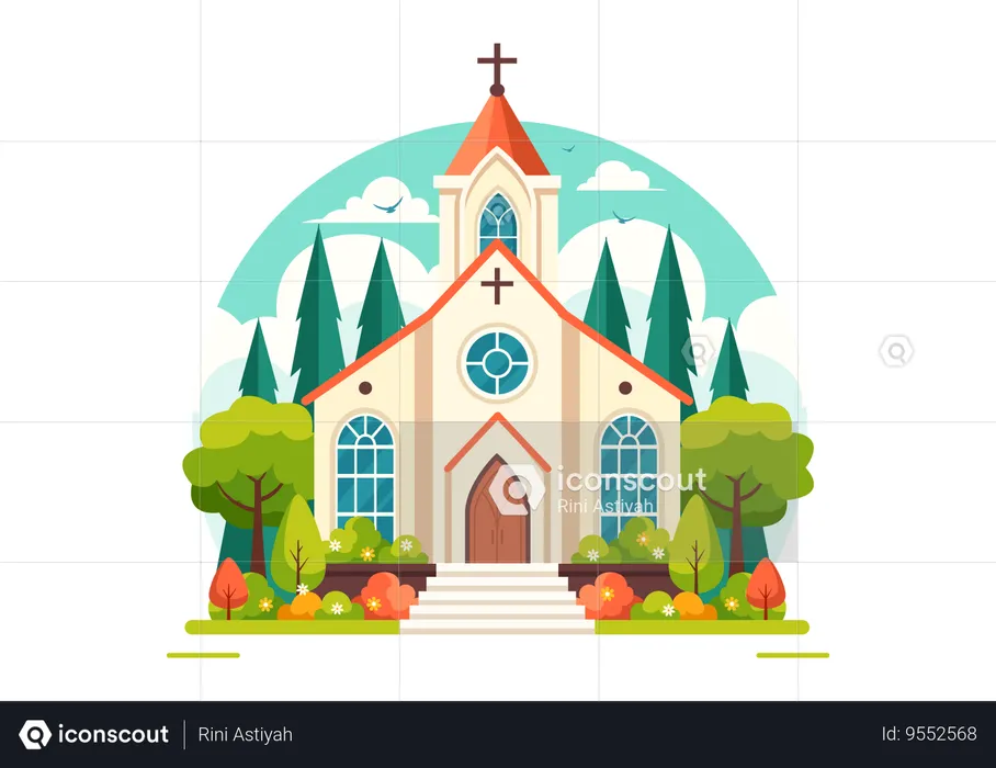 Lutheran Church  Illustration