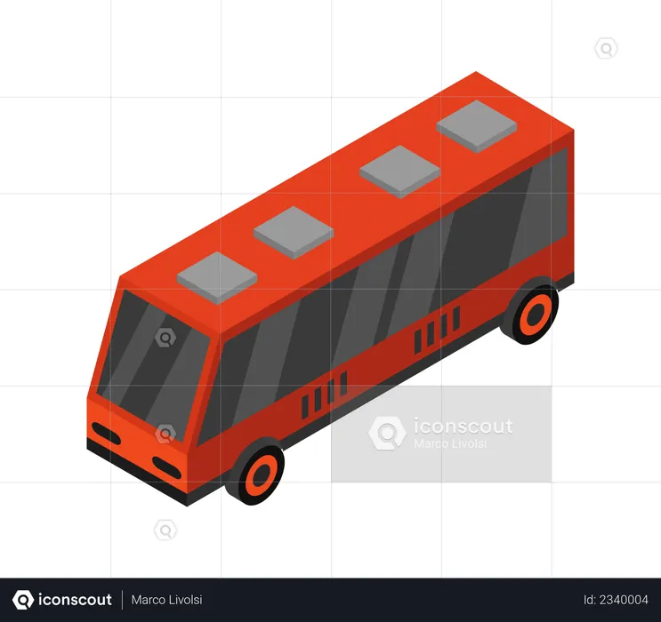 Luxury Bus  Illustration