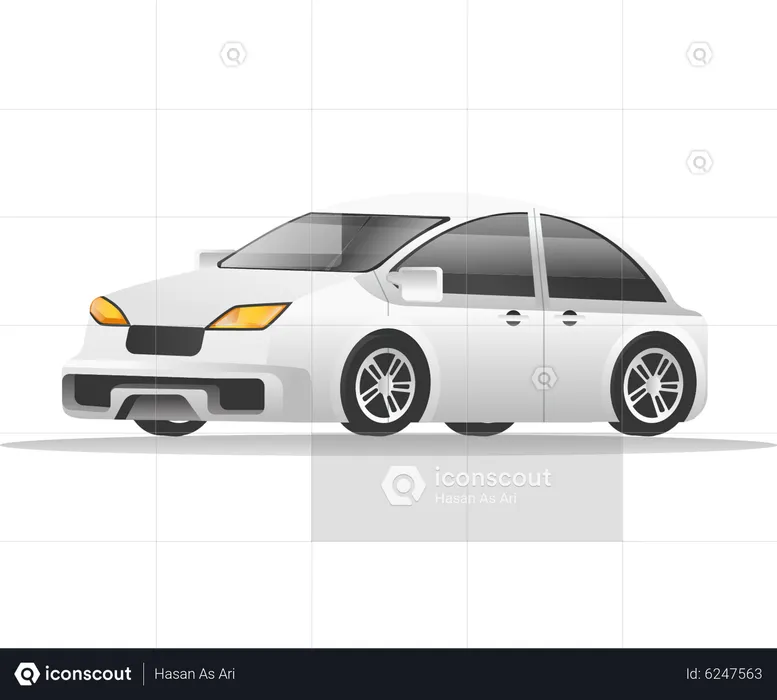 Luxury car  Illustration